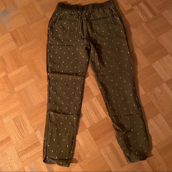 Anthropologie Elevenses Goldform Diamond pants - Picture 5 of 10